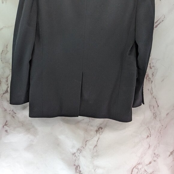 J Crew Blazer Mens Medium Black Velvet 3 Button Suit Jacket Sport Coat - Picture 8 of 12